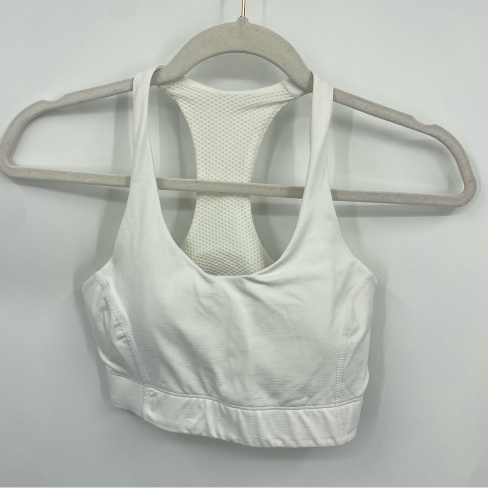 Outdoor Voices Doing Things Sports Bra white Sz XS athletic